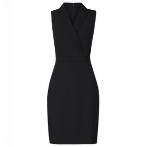 I.crew black opera trench dress!